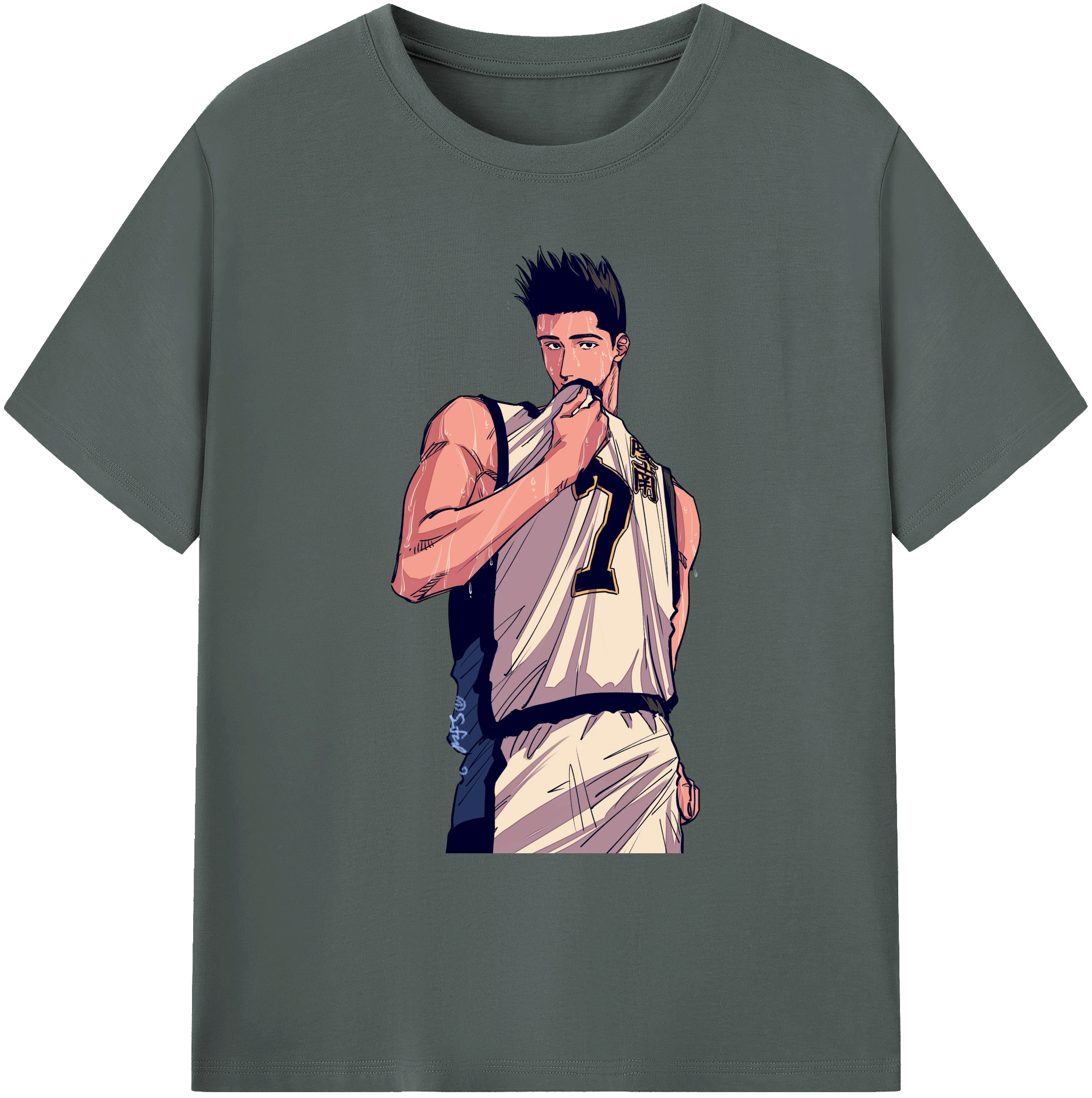（画像用） SLAM DUNK／スラムダンク 綿100％ メンズ半袖Tシャツ｜肌触りやわらか＆通気性
